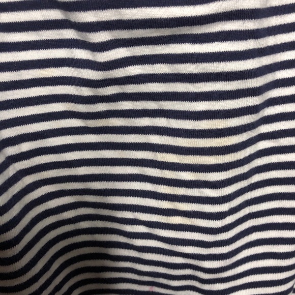 Hanna Andersson Girl's Blue Stripe Dress Size 160 - Picture 2 of 9